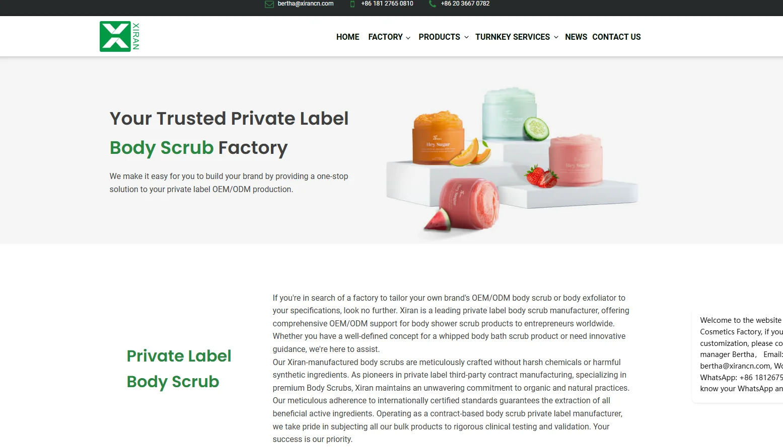 Top 10 Private Label Body Scrub Manufacturers